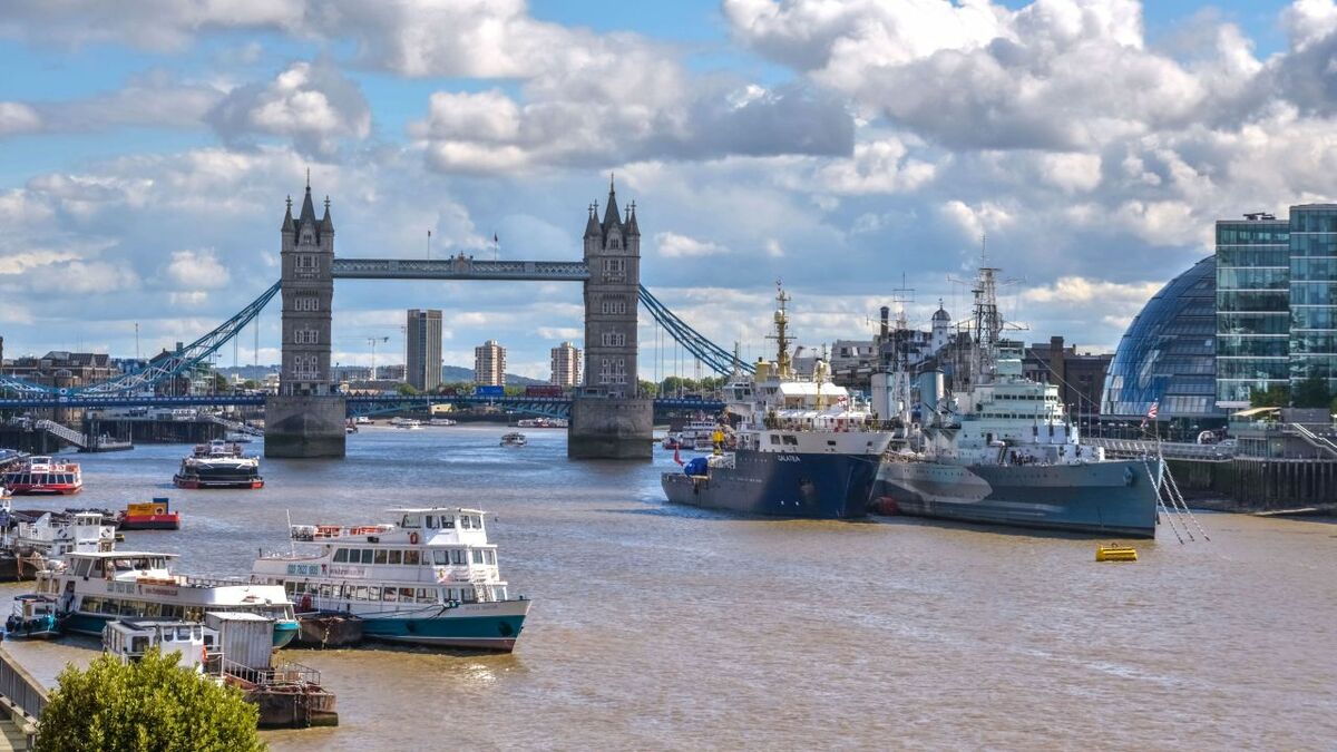 Port of London has legacy jetties and moorings for various ships and workboats