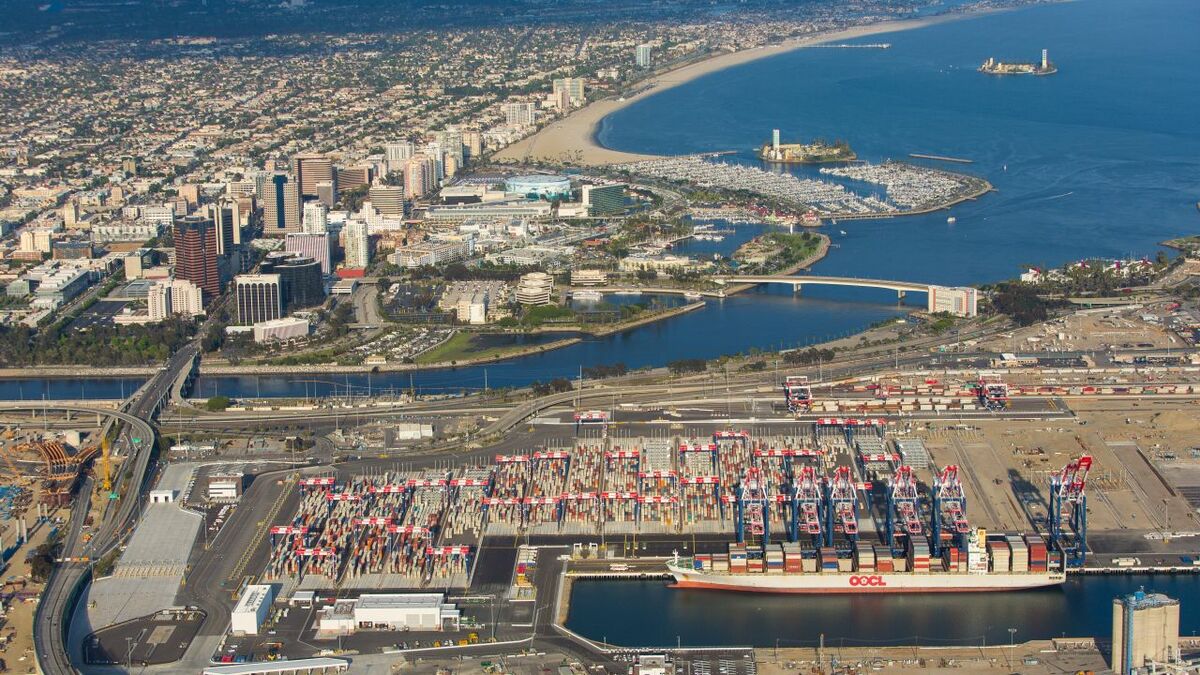 Port of Long Beach expects volume drop from Covid-19 and trade war