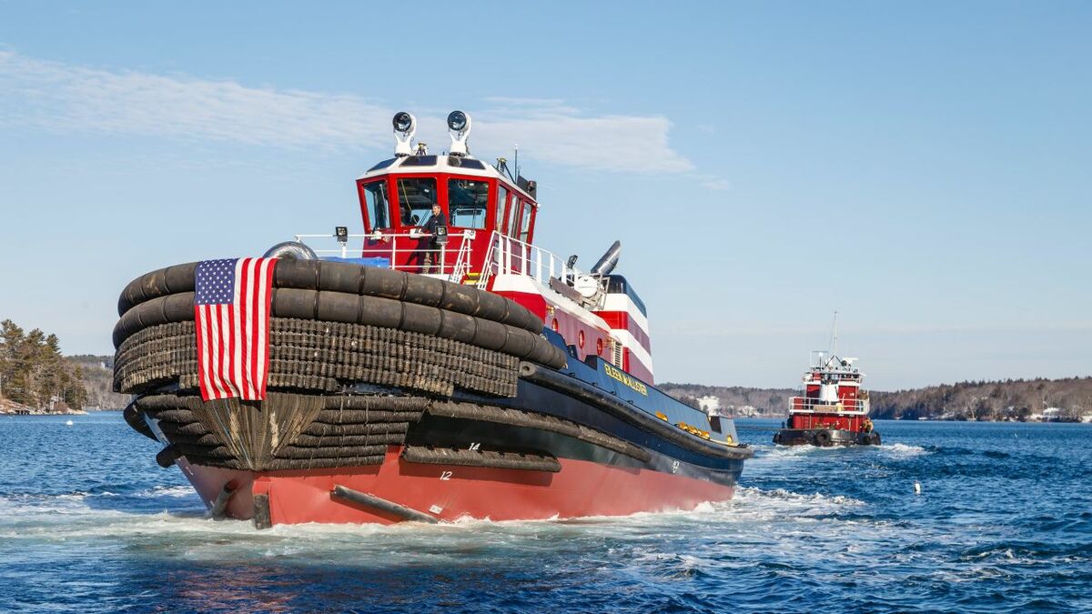 Eileen McAllister was built by Washburn & Doughty Shipyard 