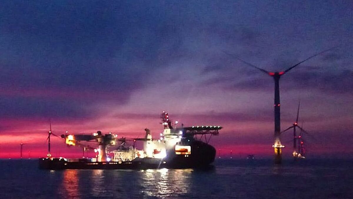 Three injured, one seriously, after collision in offshore windfarm