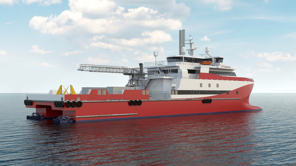 LNG-fuelled fast crew boat design unveiled