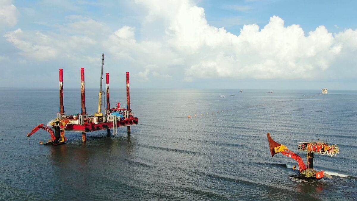 Jan De Nul reaches export cable milestone on Taiwanese project