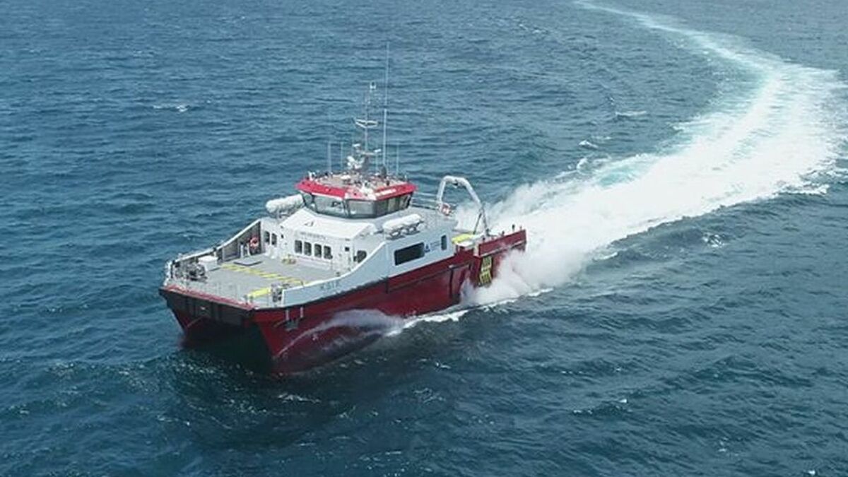 Locally built Taiwanese crew transfer vessel launched