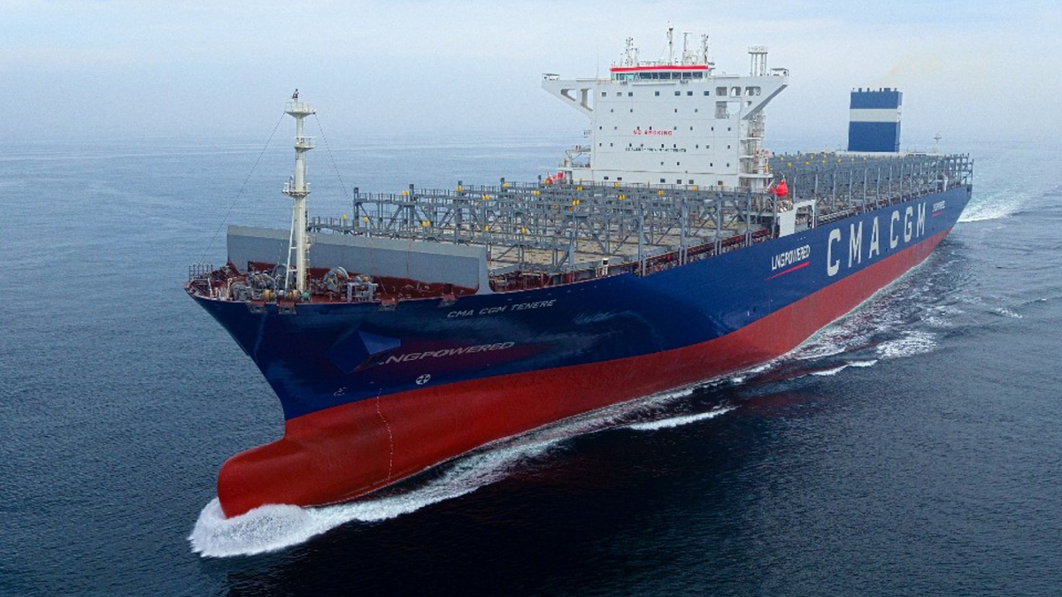 World&rsquo;s first LNG-fuelled ULCS joins CMA CGM fleet